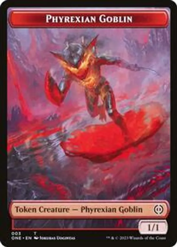 Phyrexian Goblin // Drone Double-Sided Token