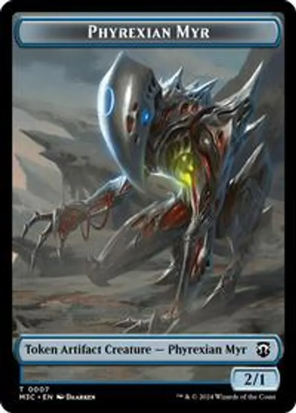 Phyrexian Myr // Servo Double-Sided Token