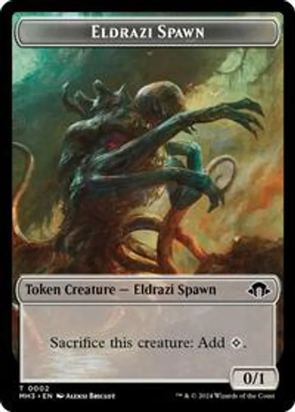 Eldrazi Spawn // Kraken Double-Sided Token