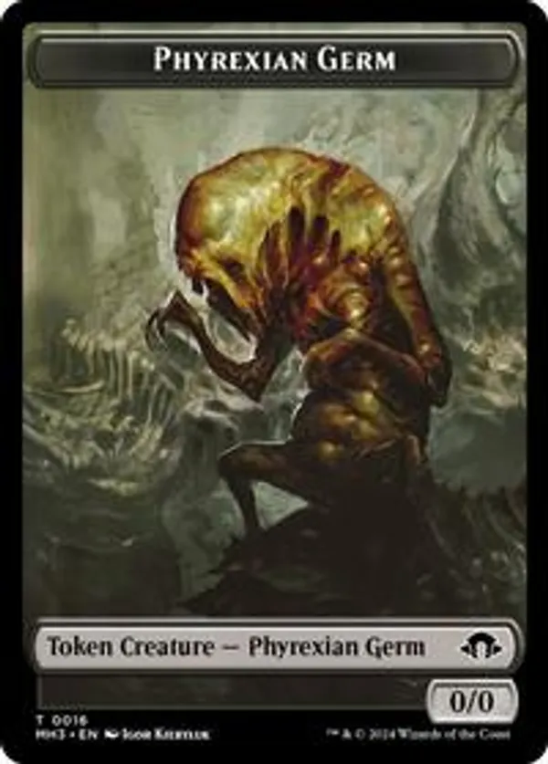 Phyrexian Germ // Zombie Double-Sided Token