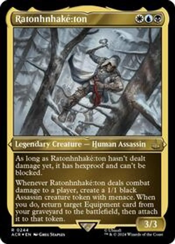 Ratonhnhaké:ton (Foil Etched)