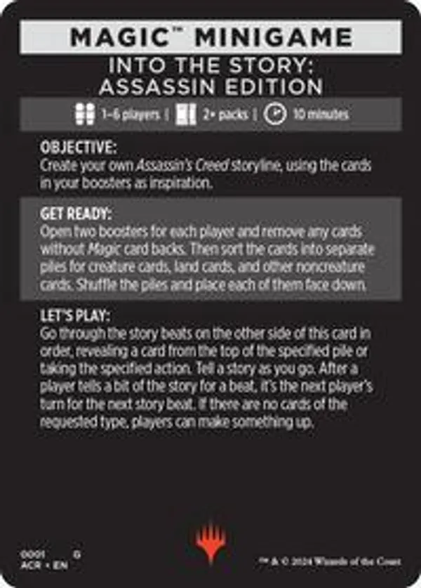 Magic Minigame: Into The Story: Assassin Edition
