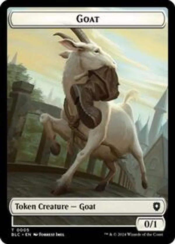 Goat // Wolf (032) Double-Sided Token