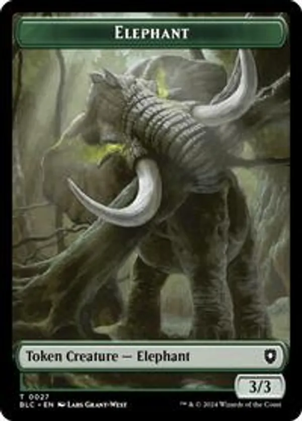 Elephant // Squid Double-Sided Token