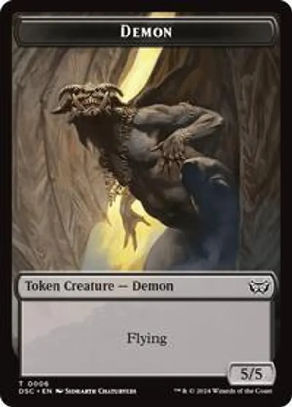 Demon // Bird Double-Sided Token
