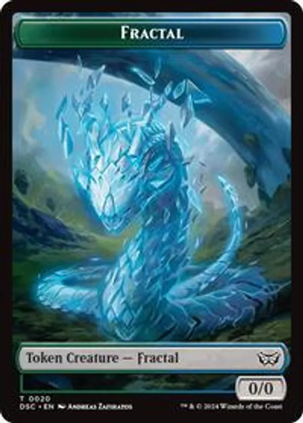 Fractal // Scarecrow Double-Sided Token