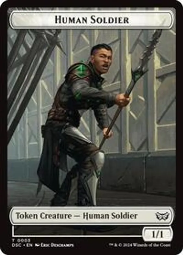Human soldier // Scarecrow Double-Sided Token