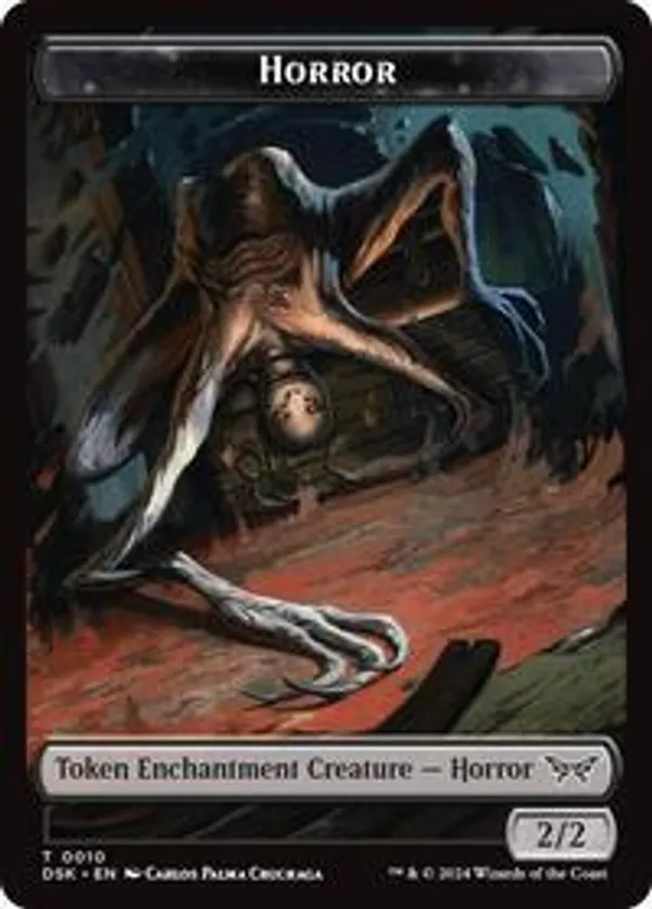 Horror // Copy Double-Sided Token
