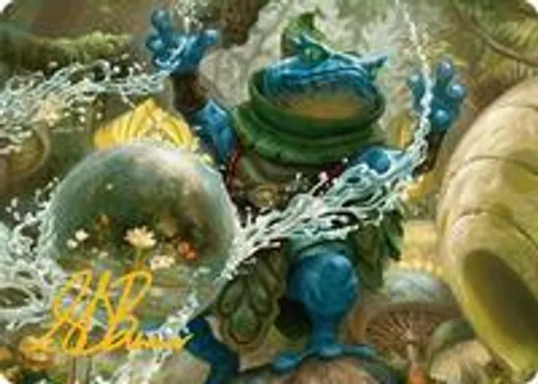 Pond Prophet Art Card (Gold-Stamped Signature)