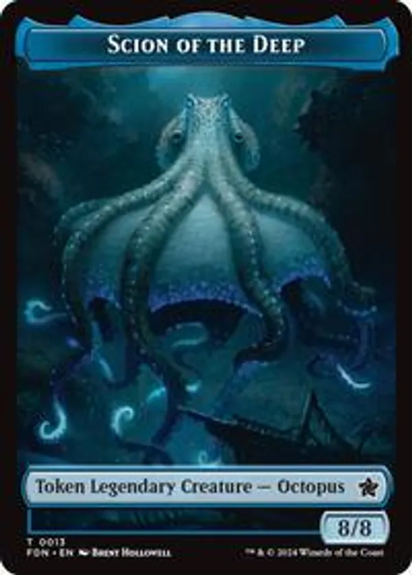 Scion of the Deep // Koma's Coil Doubled-Sided Token