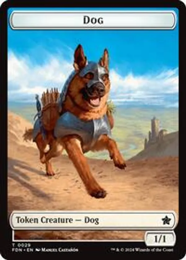 Dog // Beast (0033) Double-Sided Token