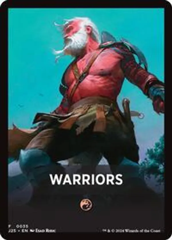 Warriors Theme Card