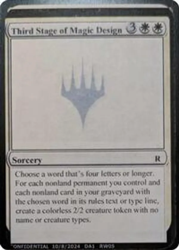 Third Stage of Magic Design