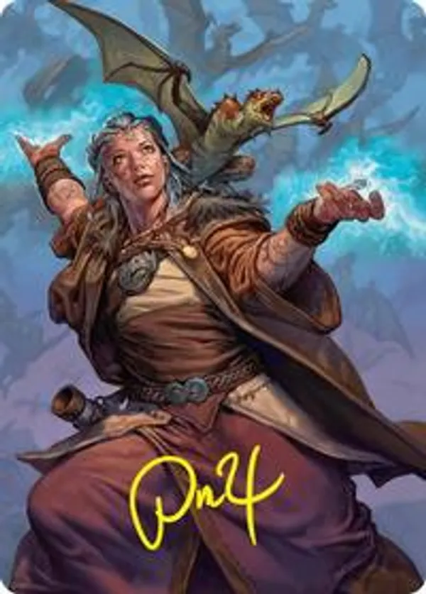 Drake Hatcher 2 Art Card (29/54) (Gold-Stamped Signature)