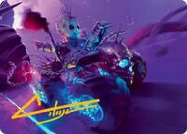 Pactdoll Terror Art Card (Gold-Stamped Signature)