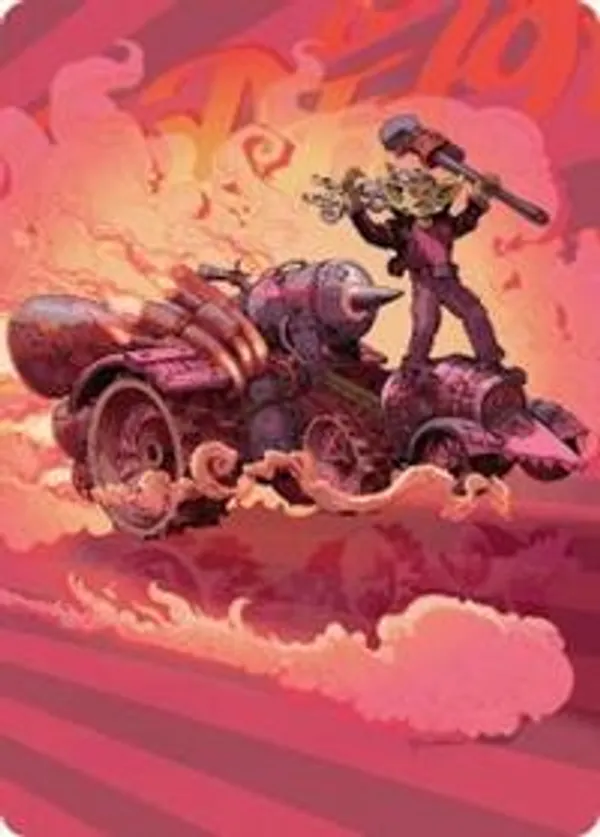 Burner Rocket Art Card