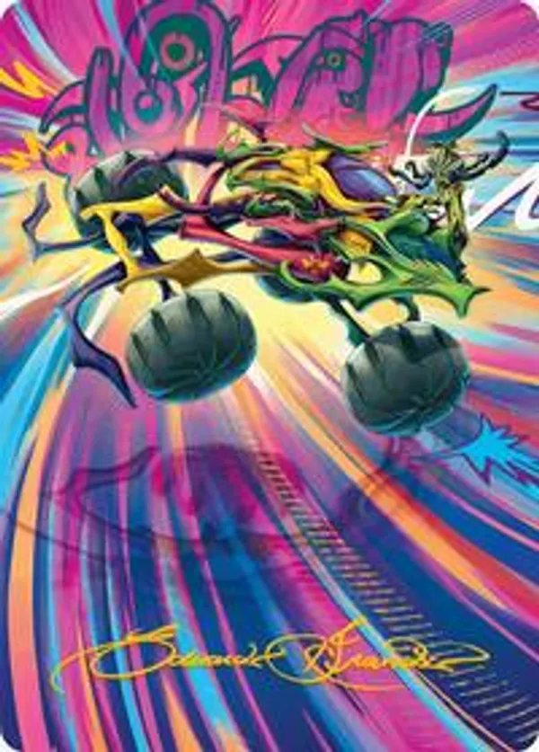 Thunderous Velocipede Art Card (Gold-Stamped Signature)