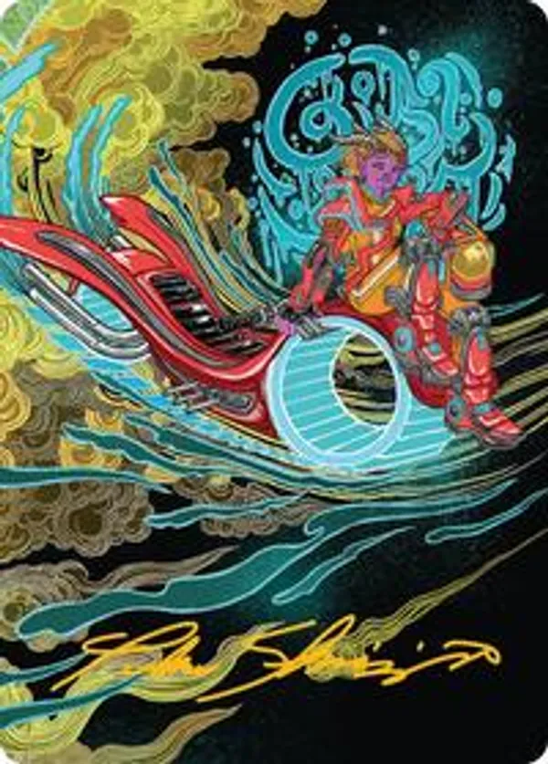 Cloudspire Skycycle Art Card (Gold-Stamped Signature)