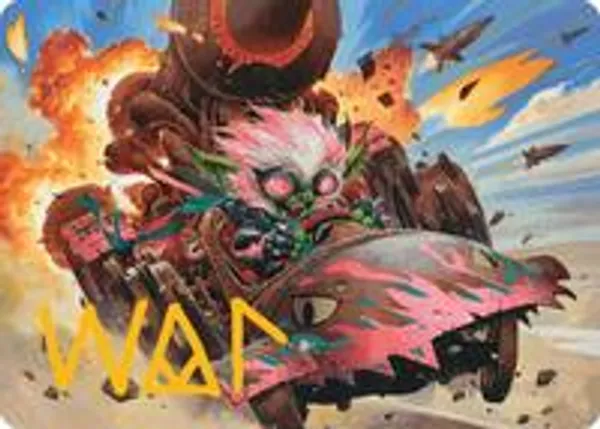 Redshift, Rocketeer Chief Art Card (Gold-Stamped Signature)