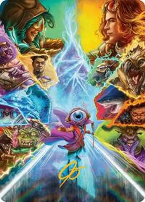 Start Your Engines! Art Card (Gold-Stamped Signature)