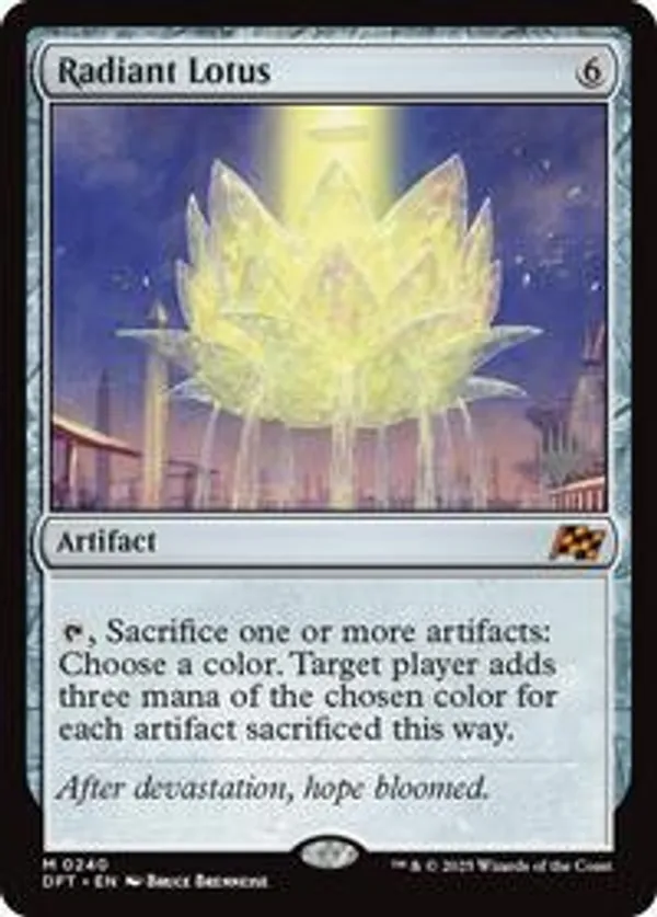 Radiant Lotus (First-Place Foil) • Aetherdrift (DFT) #500