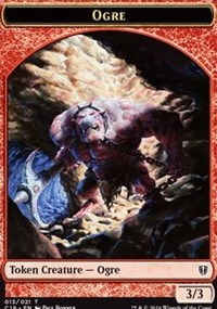 Ogre // Bird (Blue) Double-sided Token