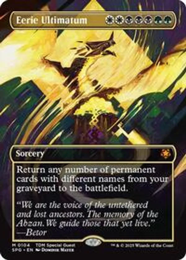 thumbnail image 2 of Eerie Ultimatum - Ikoria: Lair Of Behemoths (Near Mint) - Magic: The Gathering MTG 2 of 4