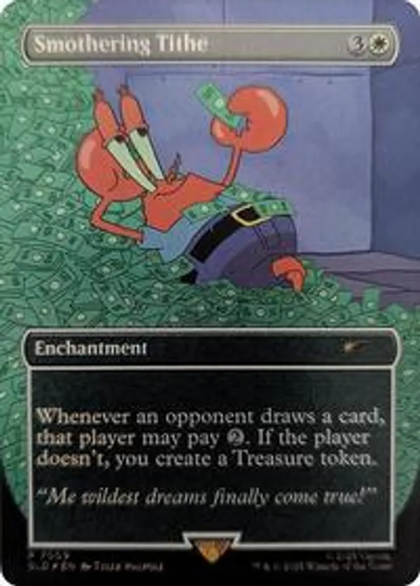 息詰まる徴税 （Smothering Tithe） コンフェッティ foil ミントモール / MINT GAMES MTG(東日本橋) / 【CMM】【JPN