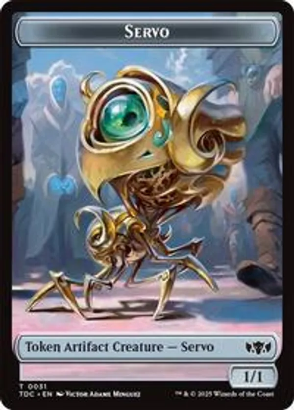Servo // Warrior Double-Sided Token