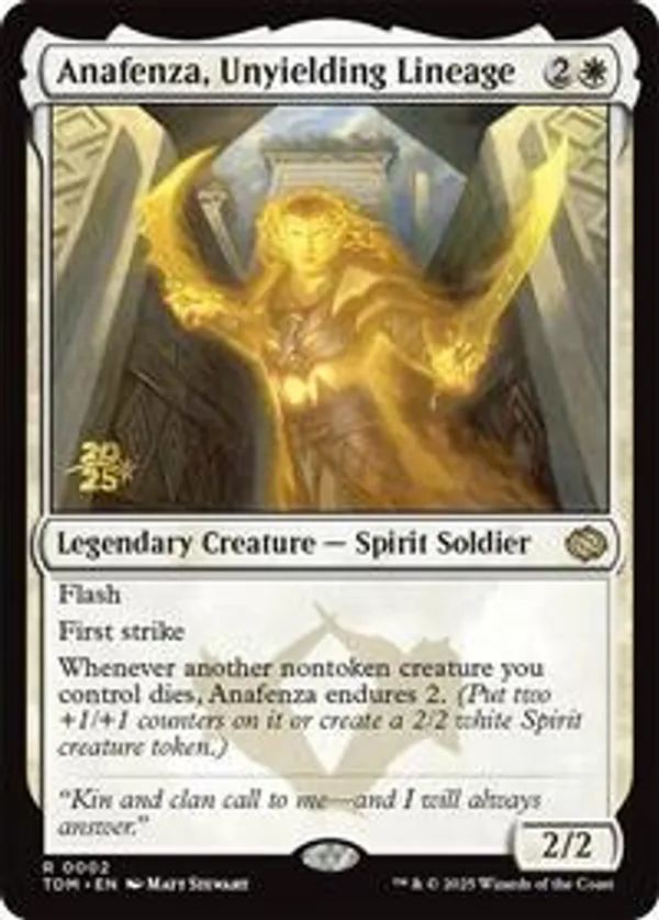 Anafenza, Unyielding Lineage