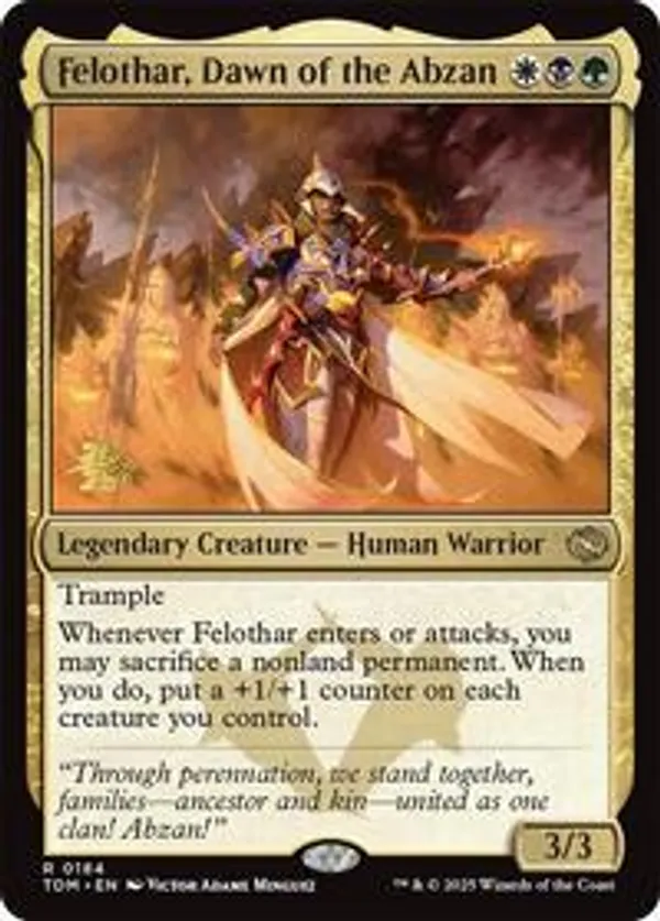 Felothar, Dawn of the Abzan