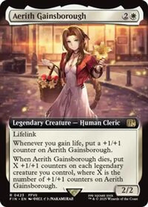 Aerith Gainsborough (Borderless) (Surge Foil) - FINAL