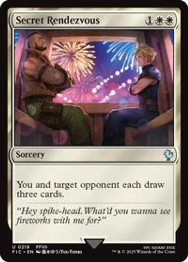 秘密のランデブー　ティファ　クラウド　サージfoil MTG 秘密のランデブー サージfoil 日本語 - メルカリ