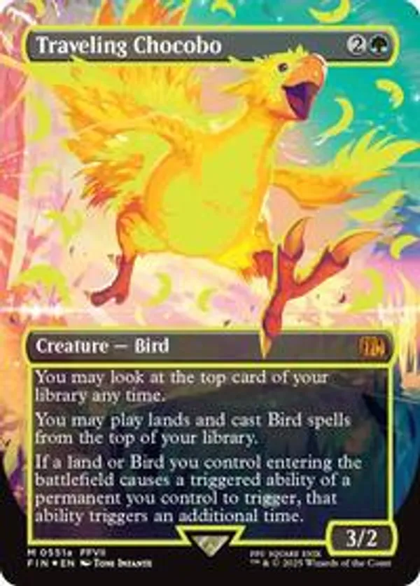 Traveling Chocobo (Borderless) (Japanese Exclusive