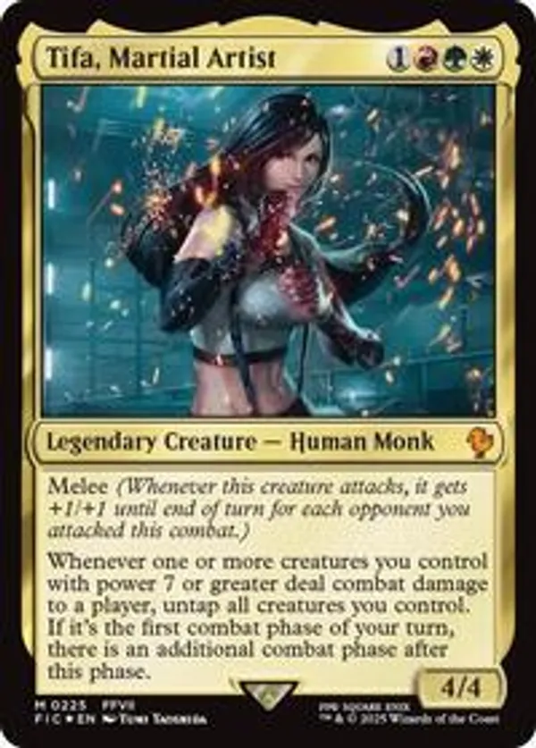 Tifa, Martial Artist (Borderless) (Surge Foil) | FINAL
