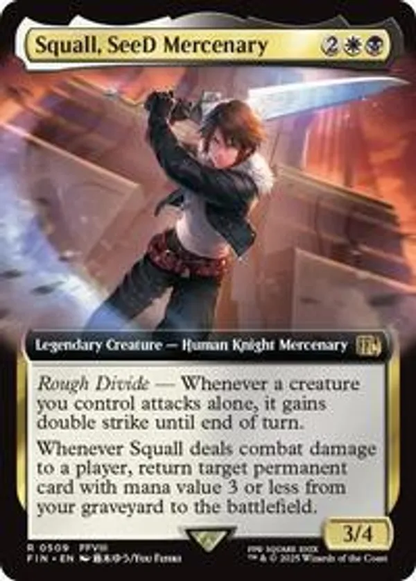 Squall, SeeD Mercenary (Extended Art) • Universes Beyond