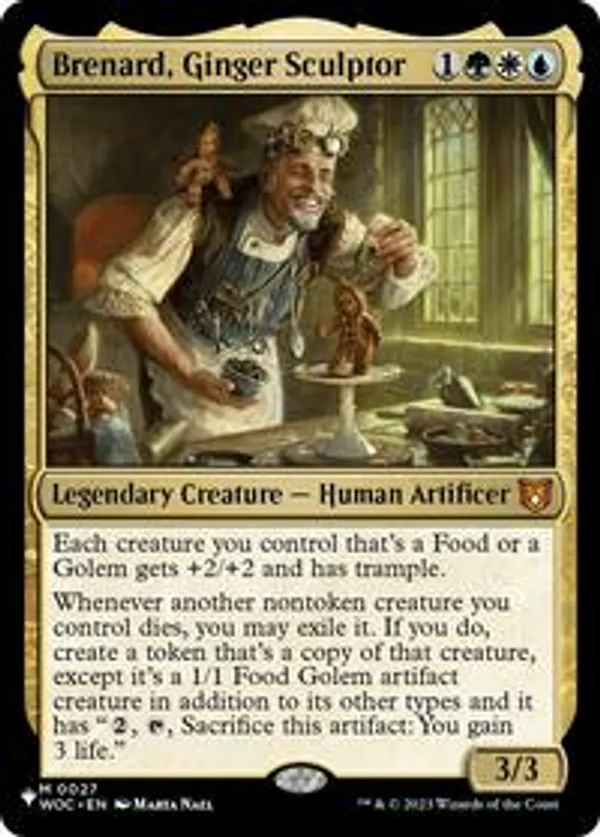 Brenard, Ginger Sculptor (WOC)