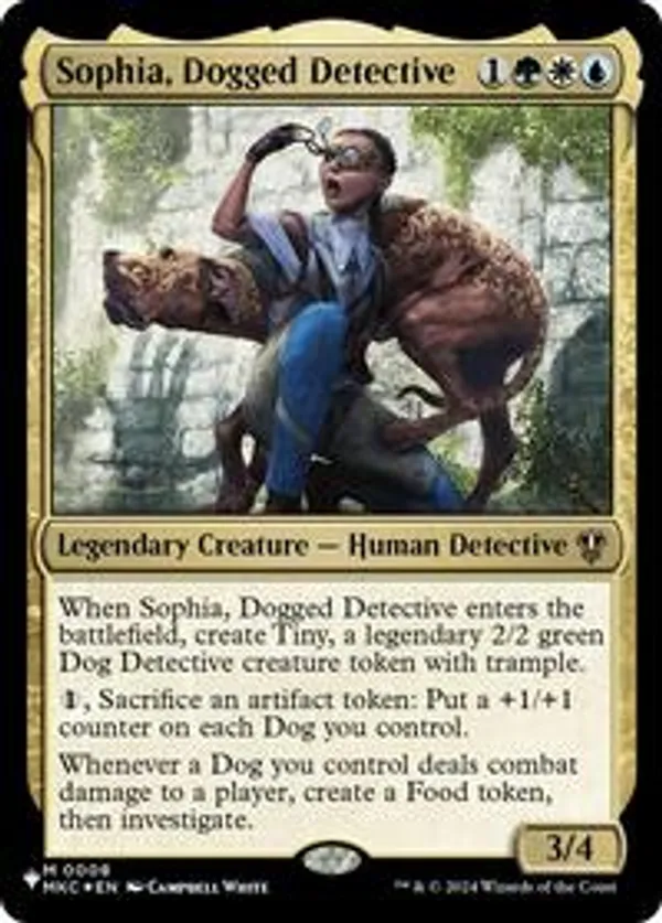 Sophia, Dogged Detective (MKC)