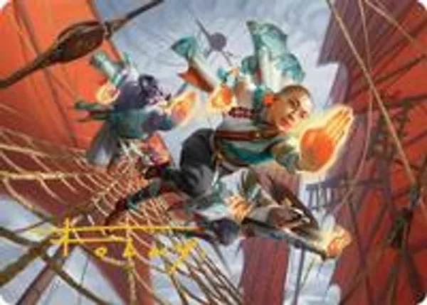 Aligned Heart Art Card (52/54) (Gold-Stamped Signature)