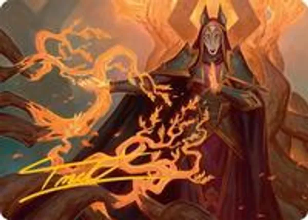 Abzan Devotee Art Card (10/54) (Gold-Stamped Signature)