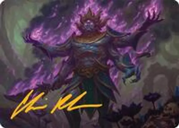 Rot-Curse Rakshasa Art Card (13/54) (Gold-Stamped Signature)