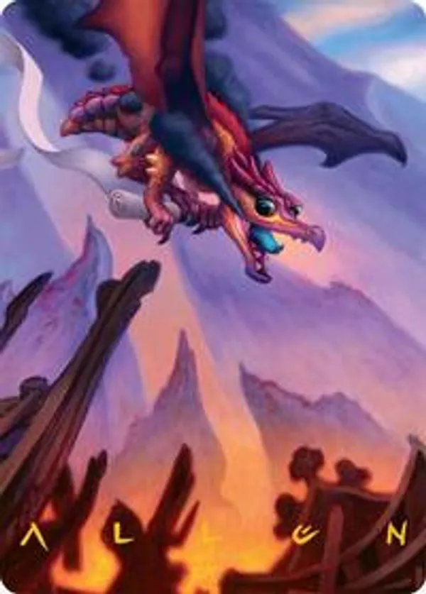 Scavenger Regent Art Card (45/54) (Gold-Stamped Signature)