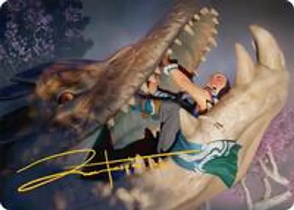 Jaws of Defeat Art Card (53/54) (Gold-Stamped Signature)