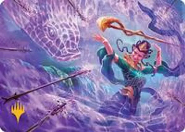 Snakeskin Veil Art Card (19/54) (Gold-Stamped Planeswalker Symbol)
