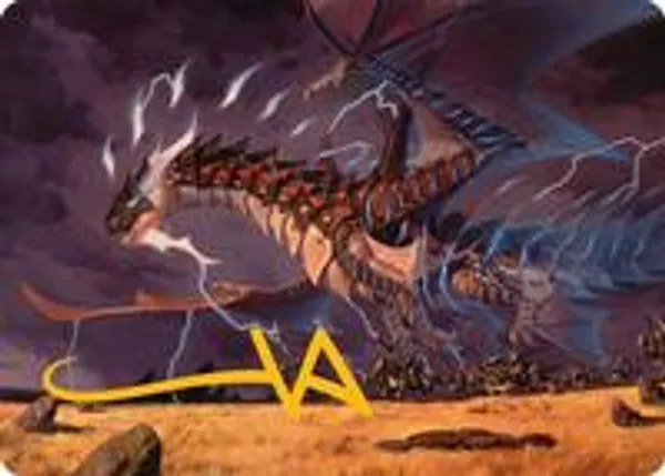 Neriv, Heart of the Storm Art Card (25/54) (Gold-Stamped Signature)