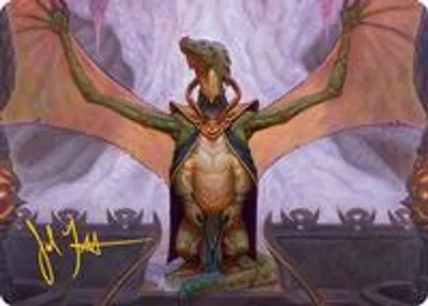 Kheru Goldkeeper Art Card (36/54) (Gold-Stamped Signature)