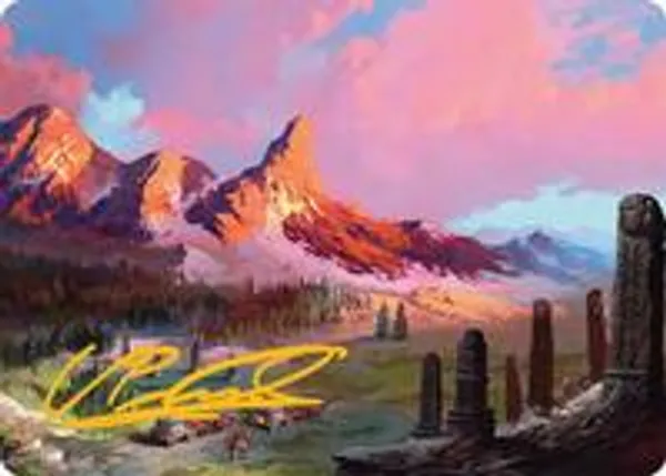 Rugged Highlands Art Card (29/54) (Gold-Stamped Signature)