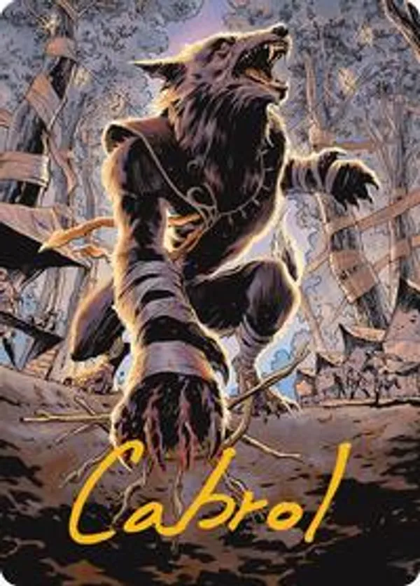 Arlinn, Embraced by the Moon Art Card (Gold-Stamped Signature)