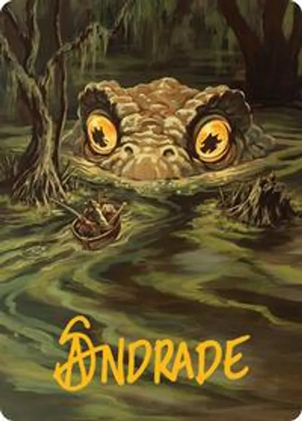 The Gitrog Monster Art Card (Gold-Stamped Signature)