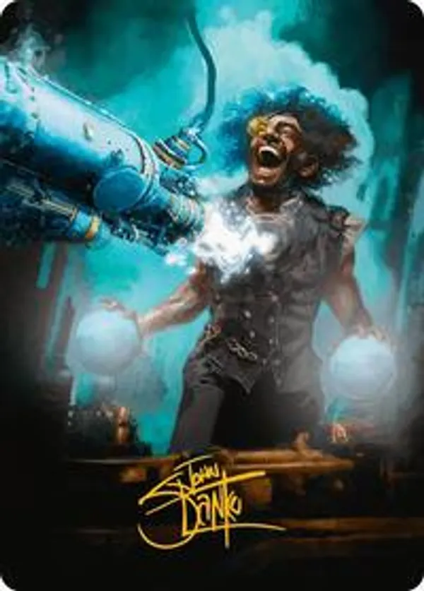 Laboratory Maniac Art Card (Gold-Stamped Signature)